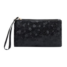 2018 Solid Sequined Clutch Bag for Women Evening Party Bags Female PU Leather Handbag Girls Wallet Handbags bolsa feminina 2024 - buy cheap