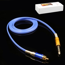 Alta calidad RCA tatuaje Clip azul de goma de silicona de cable para tatuaje de suministro de Clip de cable de la máquina de tatuaje envío gratis TP-2108 2024 - compra barato