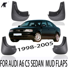 Guardabarros para 1998, 1999, 2000, 2001, 2002, 2003, 2004, 2005 AUDI A6 C5 sedán salvabarros, guardias guardabarros 4 Uds Kit 2024 - compra barato