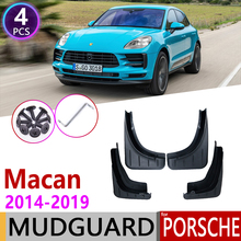 Front Rear Mudflap for  Porsche Macan 2014~2019 Car Fender Mud Flaps Guard Splash Flap Mudguards Accessories 2015 2016 2017 2018 2024 - buy cheap