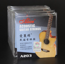 10 Sets Alice A203 Stainless Steel Coated Phosphor Bronze 1st-6th Acoustic Guitar Strings (.011 .012 Gauge) 2024 - buy cheap
