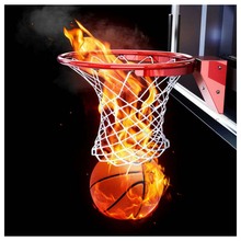3D Full Square / Round 5d diy Diamond Embroidery Basketball Cross Stitch Painting Mosaic Fire 2024 - buy cheap