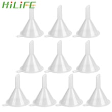 HILIFE 10 Pcs Small Mouth Funnels Mini PP Narrow-Mouth Bottles Bar Wine Flask Funnel for Filling Hip Flask 2024 - buy cheap