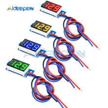 0.36 inch DC 0-99.9V Digital Voltmeter 3 Wires 100V Volt Panel Indicator Monitor Voltage Meter Red Yellow Blue Green LED Display 2024 - buy cheap