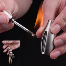 Torch Lighter Creative Stainless Steel Bowling Kerosene Oil Flame Lighter Million Matches Flint Fire Starter 2024 - buy cheap