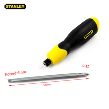 Stanley 2 in 1 double head universal screwdriver phillips and flat driver bit #2 6mm dual end mechanics repair hand tools 2024 - buy cheap