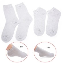 New 1 Pair Practical Conductive Fiber Sock for Electrotherapy Pain Relief Physical Therapy Electrode Massage Socks Foot Care 2024 - buy cheap