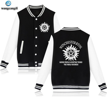 Supernatural Baseball Jackets Bomber Jacket Men Women Unisex Sweatshirt Winchester Brothers Casual Hoodies Uniform Outwear Coat 2024 - buy cheap