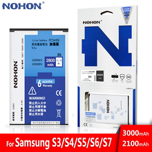 NOHON-batería Original para Samsung GALAXY S3, S4, S5, S6, S7, I9300, I9500, G900, SM-G920, alta capacidad, paquete al por menor 2024 - compra barato