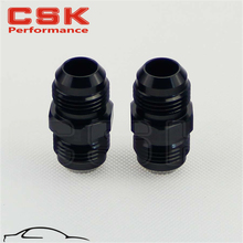 2PCS UNIVERSAL AN8 to 8AN ALUMINIUM STRAIGHT MALE FLARE UNION FITTING ADAPTER 2024 - buy cheap