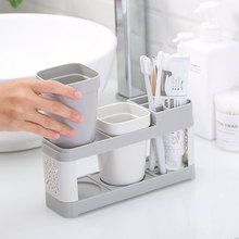 New Simple pattern Toothbrush holder Multi-function with cup bathroom accessories Convenient and durable bathroom accessories 2024 - buy cheap