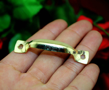 50Pcs Yellow  handle Iron sheet Mini handle Gift Drawer Decorative handle Wholesale 52*11mm 2024 - buy cheap