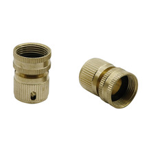 Brass 3/4" female thread connection quick connector Garden hose water pipe connector garden accessories 1 Pc 2024 - buy cheap