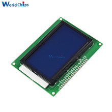 12864 128x64 Dots Graphic Blue Color Backlight LCD Display Module For Arduino Raspberry Pi 2024 - buy cheap