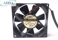 Осевые вентиляторы охлаждения для сервера ADDA, постоянный ток, 24 В, 0,09a, 8 см, 8025, 80x80x25 мм, кулер 2024 - купить недорого
