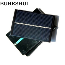 BUHESHUI 0,6 Watt 5 V Mini célula Solar policristalino de cargador de Panel Solar para batería de 3,7 v LED 84*56 MM 3 unids/lote envío gratis 2024 - compra barato