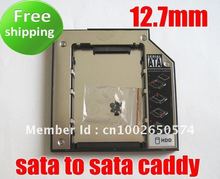 2nd HDD Hard Drive caddy Adapter 12.7mm Universal SATA TO SATA for laptop 2024 - buy cheap