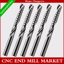 6mm*72mm,CNC machine solid carbide tungsten end mill,woodworking milling cutter,1 Flute end mill,PVC,MDF,acrylic,wood tool 2024 - buy cheap