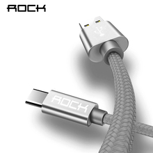 ROCK USB Type C Cable for Samsung Galaxy S8 Nexus 5X USB C Cable Fast Charging Cable for Xiaomi OnePlus Macbook Google Pixel 2024 - buy cheap