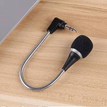 2019 Good Sale 3.5mm Flexible Mini Microphone Mic for Laptop Notebook PC Podcast Skype Chat J21 2024 - buy cheap