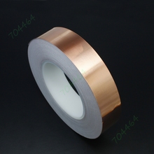 1pcs 25mm x 50M(164 feet) EMI Shielding Single Conductive Adhesive Copper Foil Tape 2024 - buy cheap