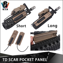 Tactical Softair  PEQ Switch Button TD Scar Pocket Pancel For An/PEQ Flashlight PEQ 16A Accessories Picatinny Rail 2024 - buy cheap