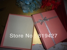 Оптовая продажа 12 шт./лот 11*13*2,5 см розовые большие ювелирные наборы коробка ожерелье серьги кольцо коробка в упаковке Бесплатная доставка 2024 - купить недорого