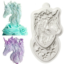 Yueyue Sugarcraft Horse Silicone mold fondant mold cake decorating tools chocolate gumpaste mold 2024 - buy cheap