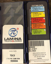 TDC2 TDC3 TDC4 TDC5 LT10 100% swiss Lamina Carbide insert Processing: stainless steel, steel, cast iron. Etc. Free shipping 2024 - buy cheap