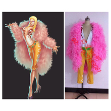Disfraz de donquijote Doflamingo de una pieza, Cosplay de estilo de mujer, hecho a medida, 2016 2024 - compra barato