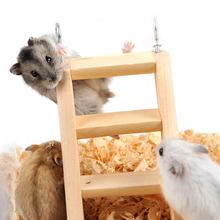Small Pet Stair Toy Hamster Guinea Pig Toy Ferrets Toy Stairs Wood Mouse Hamster Ladder 2024 - buy cheap