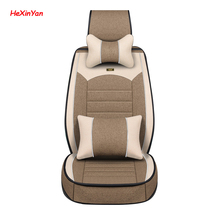 HeXinYan Universal Flax Car Seat Covers for SEAT all models Ateca exeo LEON Toledo arona IBL auto styling accessories 2024 - buy cheap