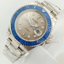 40mm Masculino Luminous Automatic Top Marque bracelet  Montre Sport Relogio Luxe Hommes Date Horloge Sport Montres Hommes blue 2024 - buy cheap