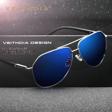 Veithdia óculos de sol polarizado vintage masculino, novidade, designer de marca, óculos de sol masculino, 2732 2024 - compre barato