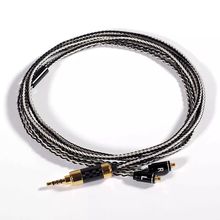 New Hand Made DIY Updated 8 Cores 6N 2.5mm Balanced Copper Plated Silver MMCX Headset Line Cable For SE525 SE535 SE846 UE900 LA 2024 - buy cheap