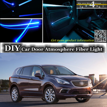 Banda de fibra óptica para iluminación de interior, luz de ambiente, tuneado de ambiente, para Buick Envision, Panel de puerta interior, no EL 2024 - compra barato