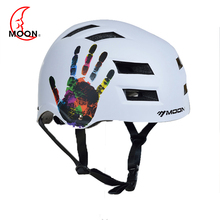 MOON Cycling Helmet Light Cushioning Riding Protect Helmet Ventilation Handprint Pattern Riding Helmet For Mountain Bike 2024 - buy cheap