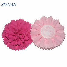 Flores de gasa de 3 "para diadema, accesorios de ropa, 20 unids/lote, FH32 2024 - compra barato