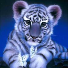 New Diamond Embroidery Tiger 5D Diy Painting Full Dill Square Mosaic Animals Home Decor Round Pictures Of Rhinestones Needlework 2024 - buy cheap