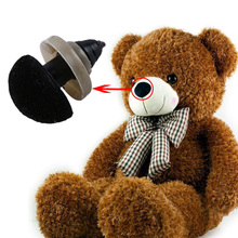 10 шт./пакет 12*14 мм, Пластиковые Треугольные бархатные кнопки для носа, глаза, сделай сам, ремесло для медвежат, игрушки, безопасные аксессуары для носа, для плюшевых игрушек 2024 - купить недорого