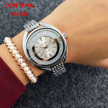 Reloj de lujo con diamantes de imitación para mujer, pulsera de oro rosa 2024 - compra barato