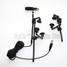 Microfone condensador para instrumentos musicais, microfone condensador para saxofone, violino, orquesa, trompete, pescoço de ganso, para shure, transmissor bodypack sem fio 2024 - compre barato