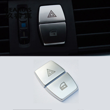 Botones de luz de advertencia delanteros para coche, pegatinas para el marco de BMW serie 5/6/7, f10 GT, F07, F01, F02, accesorios para automóviles 2024 - compra barato