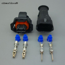 shhworldsea 1sets 2 way pin 3.5 series Female male auto connector plug 936059-1 for Auto,E-Bike,boat,LCD,LED,truck ect 2024 - buy cheap