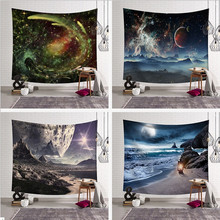 Tapiz de galaxia 3d, tapiz de pared espacial para decoración de pared, tapiz de tela colgante, tapices de pared, 100x15, 0/130x150/150x230cm 2024 - compra barato