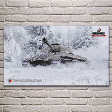 World of tanks wot wargaming игра Фан арт украшение для гостиной домашний декор для стен деревянная рамка тканевые плакаты 2024 - купить недорого