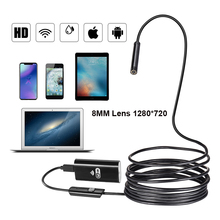 WIFI endoscope camera 8mm 1/2/3/5M USB mini waterproof soft cable inspection camera endoscope Borescope IOS endoscope for Iphone 2024 - buy cheap