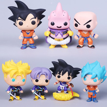 Figuras de acción de Dragon Ball, Son Goku, modelo de súper Vegeta de Anime, juguetes de coleccionismo de Pvc para niños, regalos de Navidad, 2020 2024 - compra barato