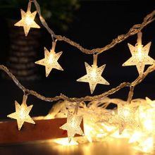 Star String Light 16Ft 50 LED Lighting String Battery Powered Starry Fairy String Light for Wedding Party Christmas Garden Paty 2024 - buy cheap