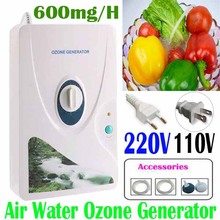 Ozone Generator Water 220V 110V 600mg/h Ozonator ionizer sterilizerTimer Air Purifiers Vegetable Skin Care Beauty Tool Massage 2024 - buy cheap